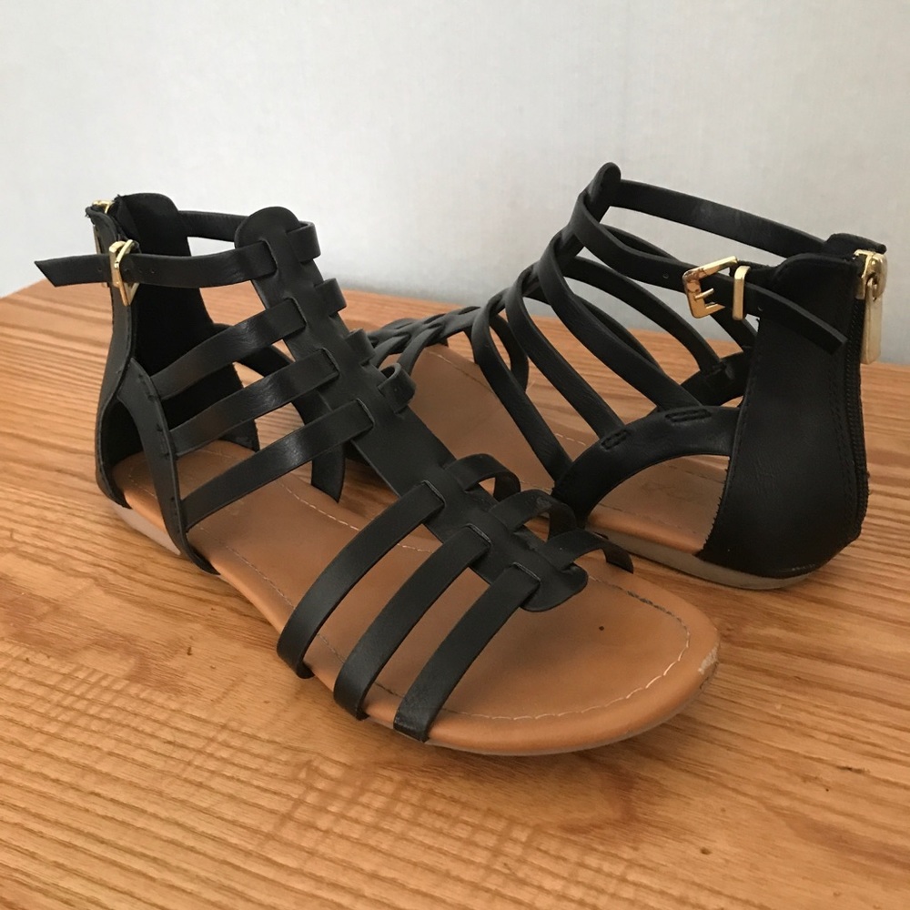 Black Summer Time Sandals